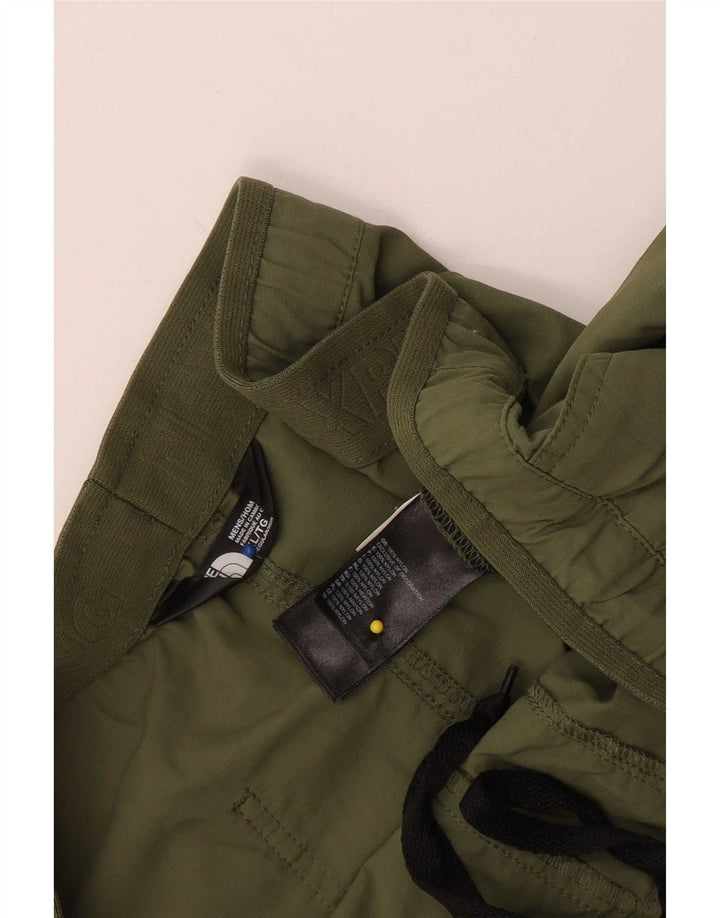 Shorts esportivos masculinos The North Face Cargo grandes de nylon cáqui
