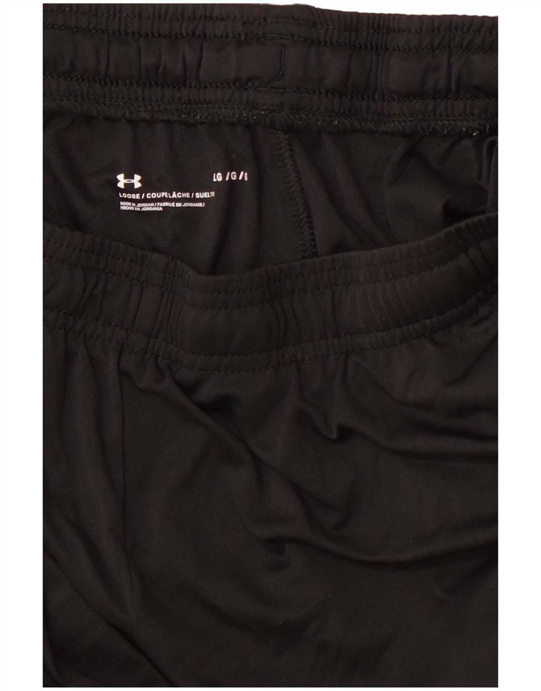 Shorts esportivos gráficos masculinos UNDER ARMOUR grandes pretos