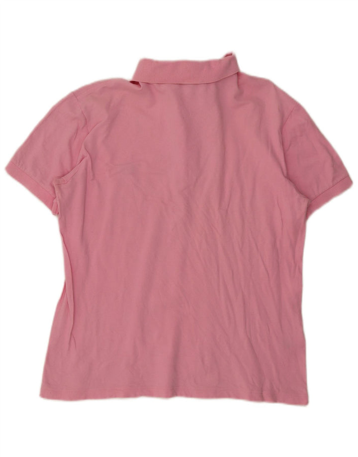 Camisa polo masculina Fred Perry médio algodão rosa