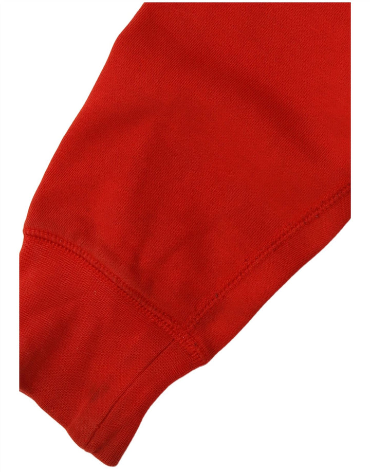 Nike masculino gráfico moletom jumper pequeno algodão vermelho