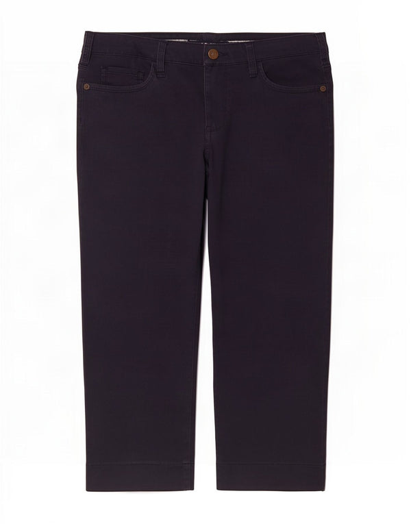 Tommy Hilfiger Calça feminina reta casual EUA 4 pequeno W30 L28 azul marinho