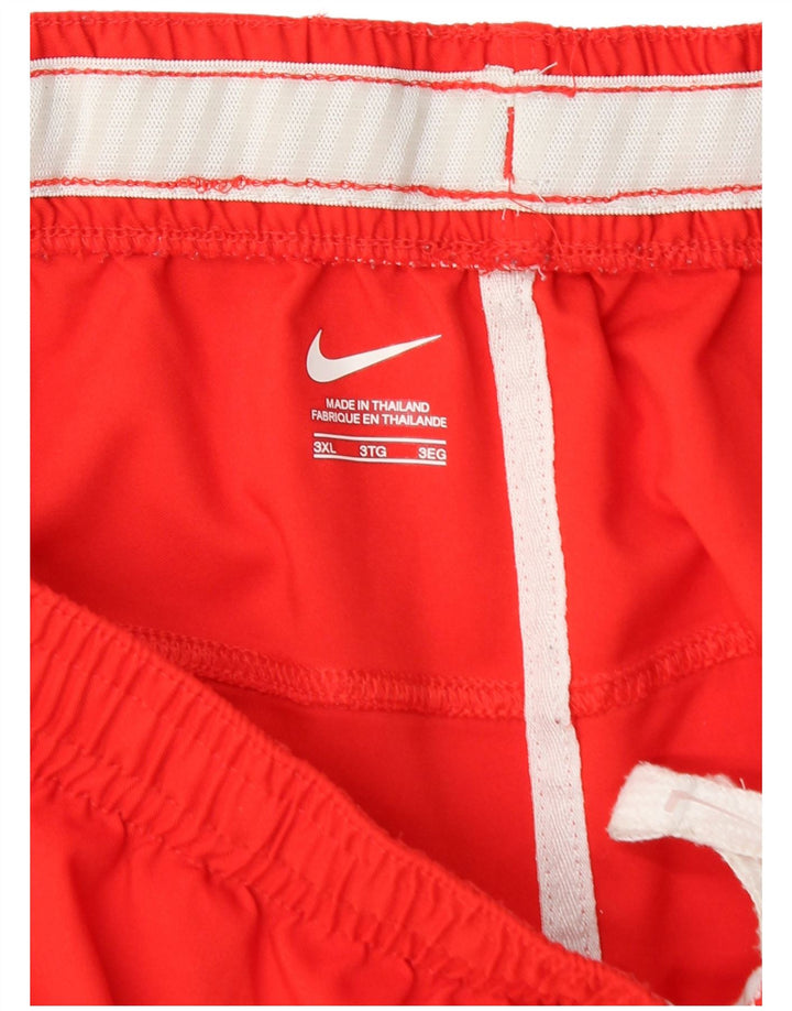 Shorts esportivos masculinos Nike 3XL poliéster vermelho