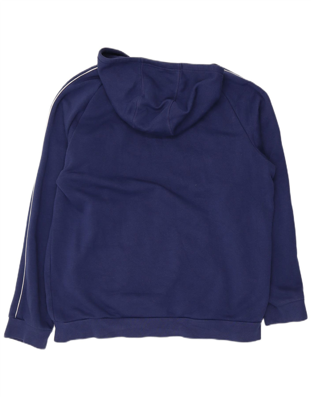 Adidas Mens Hoodie Jumper XL Azul Marinho Algodão