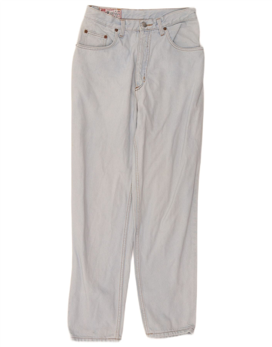 Rifle Mens Straight Jeans W31 L30 Azul Algodão