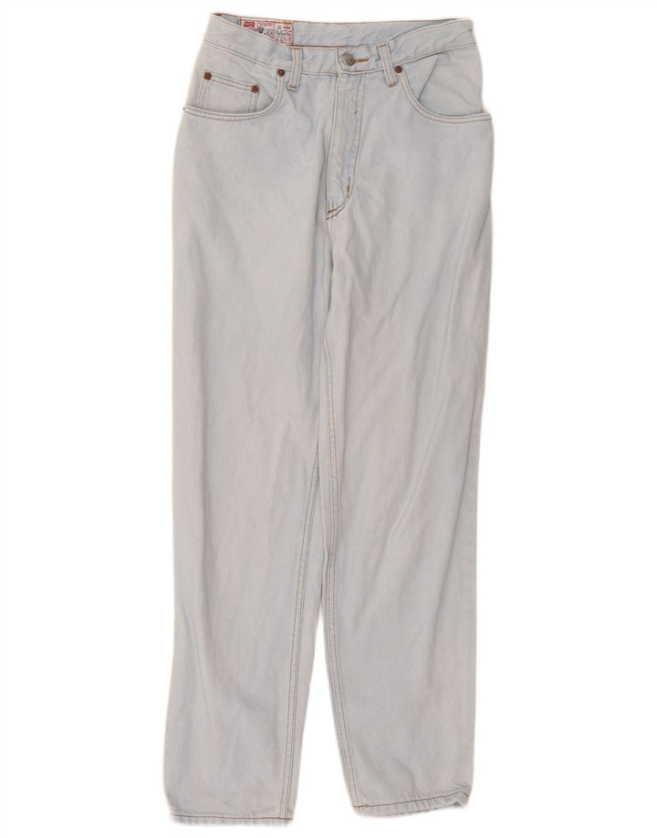 Rifle Mens Straight Jeans W31 L30 Azul Algodão