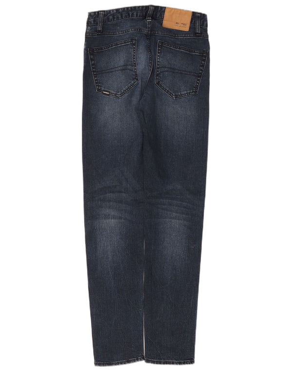 Superdry Mens Tyler Slim Jeans W28 L32 Azul Marinho Algodão