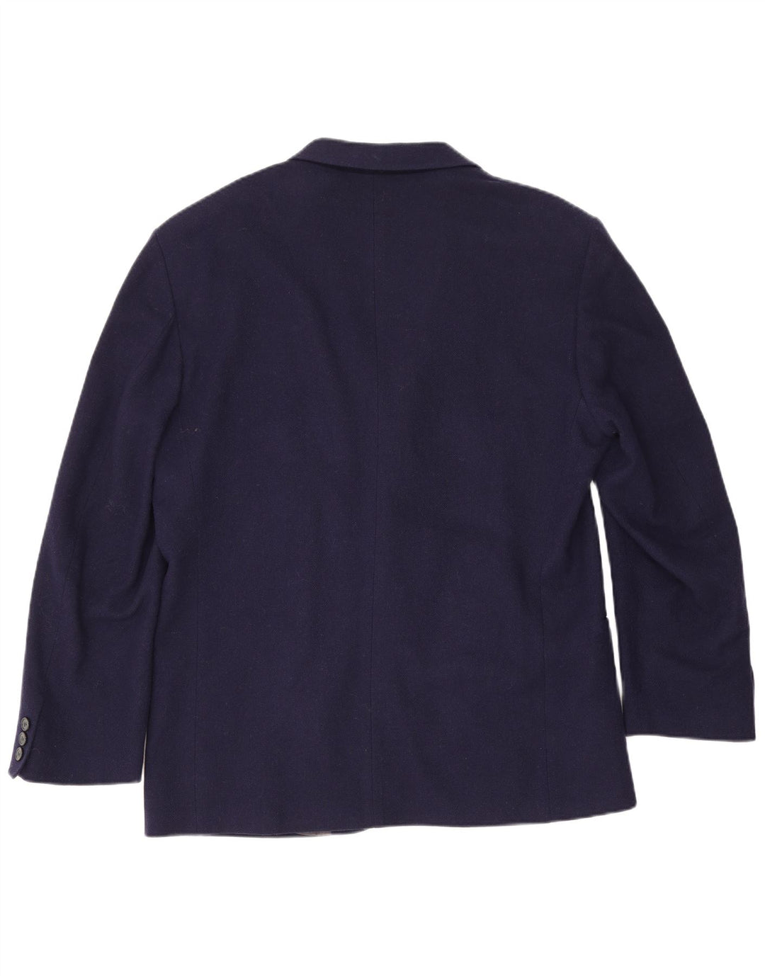 Jaqueta blazer masculina Roccobarocco com 3 botões Reino Unido 40 grande azul marinho