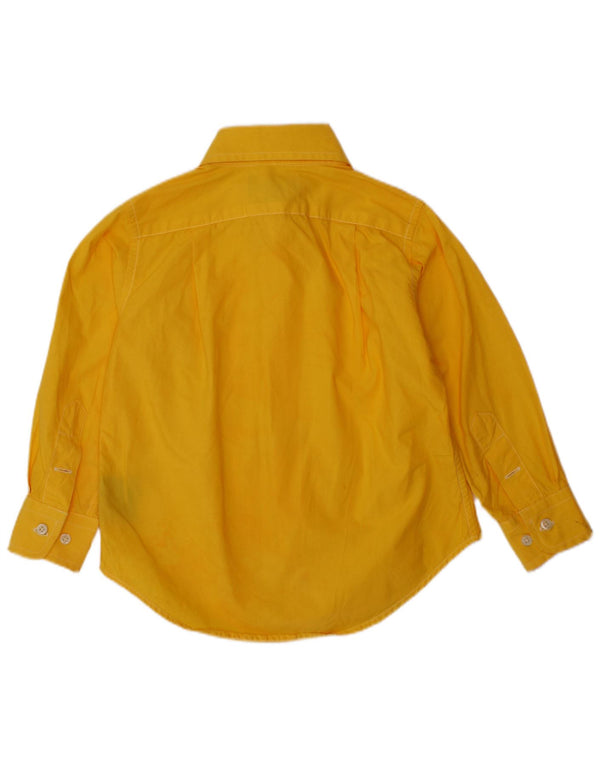 Camisa POLO RALPH LAUREN para bebê menino 18-24 meses algodão amarelo