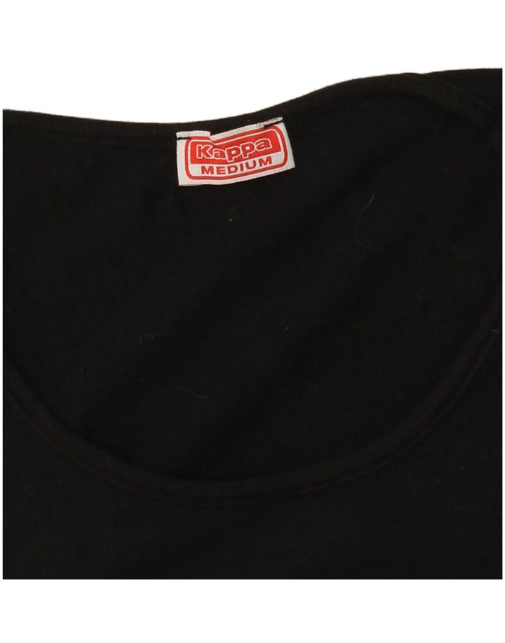 Camiseta feminina KAPPA UK 12 médio preto