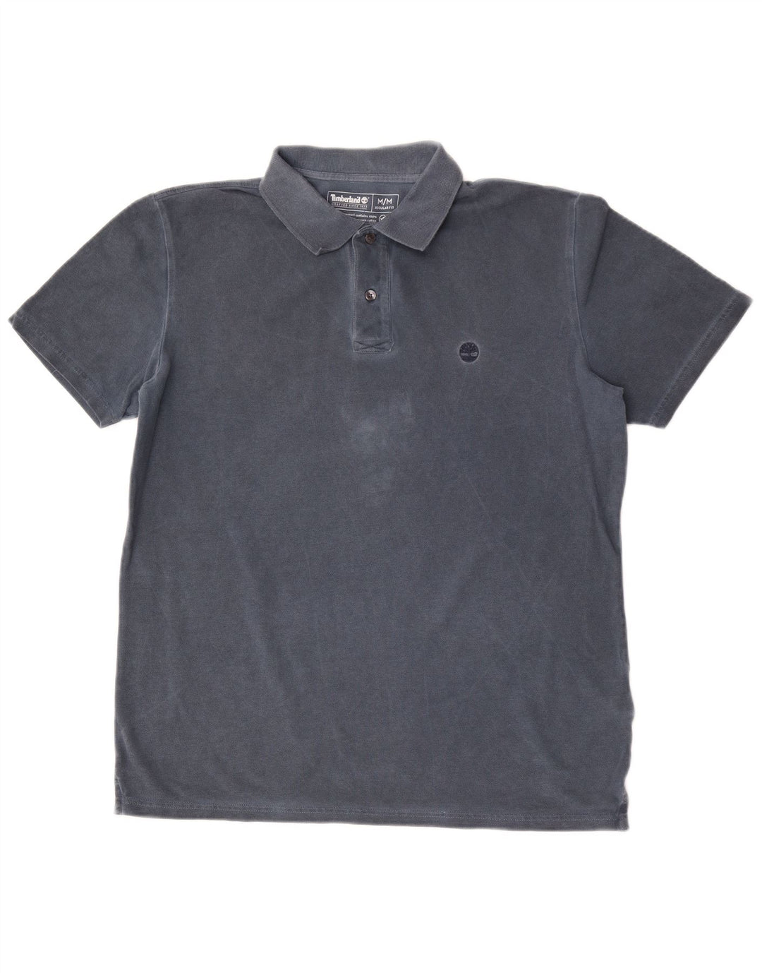 Camisa polo masculina Timberland Regular Fit médio algodão azul marinho