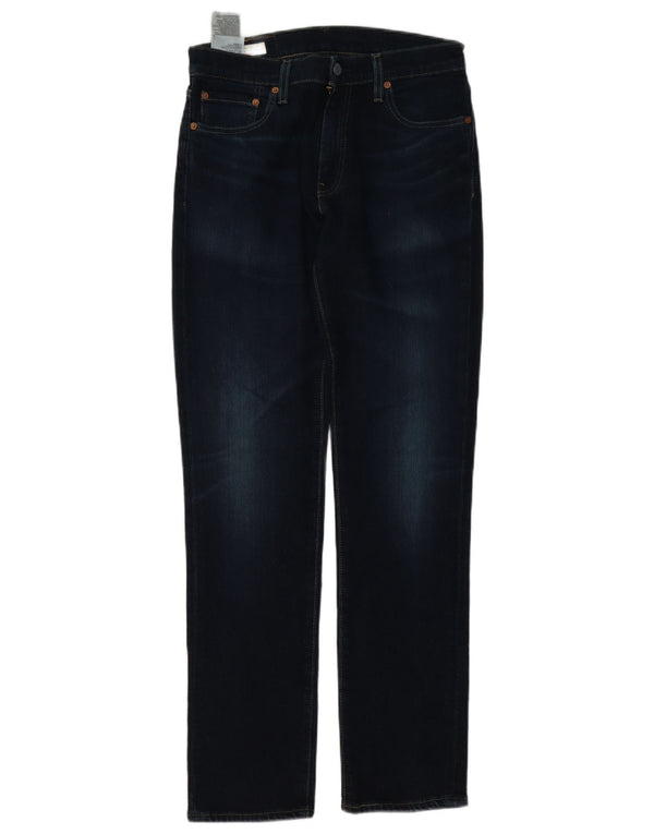 Levi's Masculino 511 Slim Jeans W30 L32 Azul Marinho Algodão