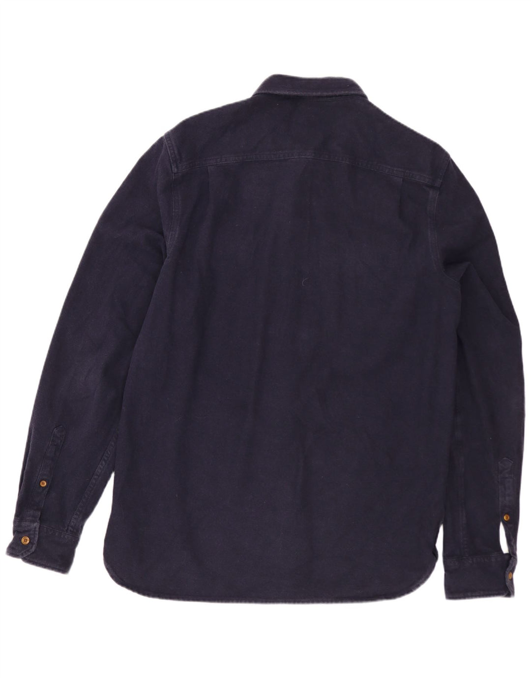 Camisa masculina de flanela SUPERDRY grande algodão azul marinho