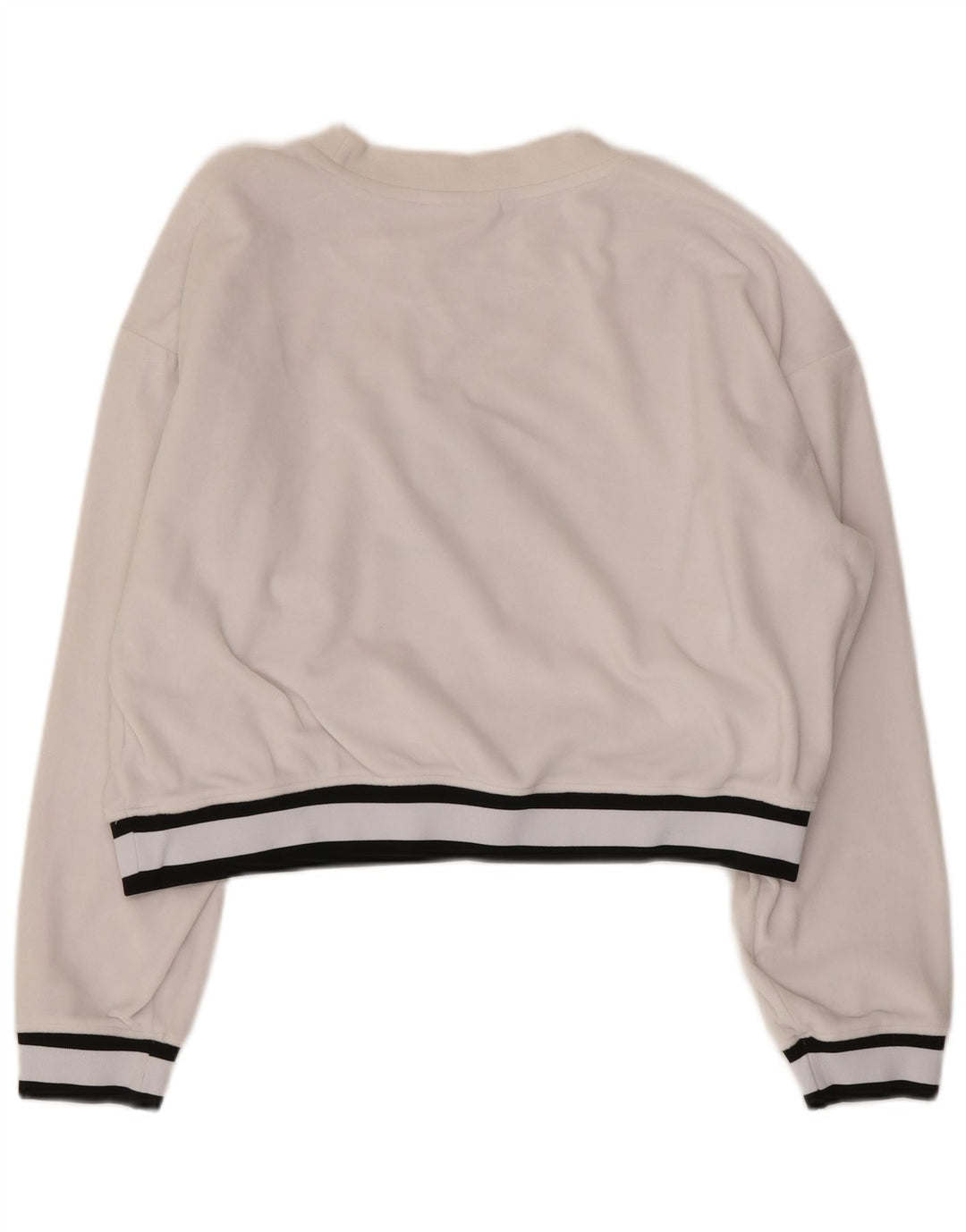 Suéter feminino com estampa gráfica JUICY COUTURE Reino Unido 16 grande branco