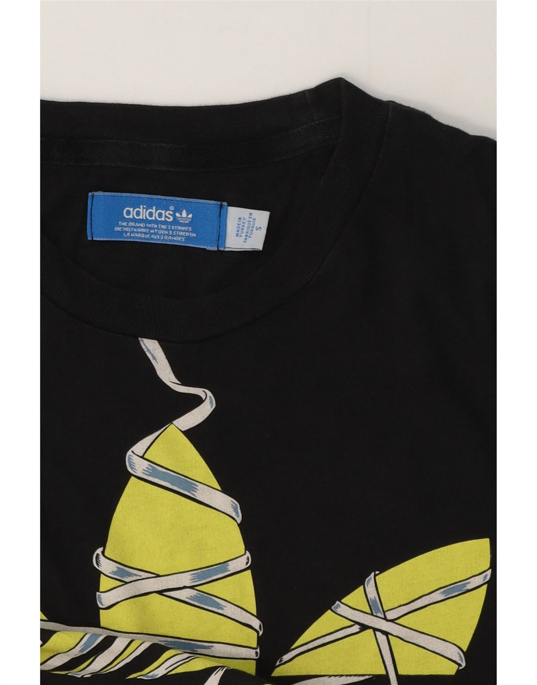 Camiseta Adidas Masculina Graphic Top Pequeno Preto