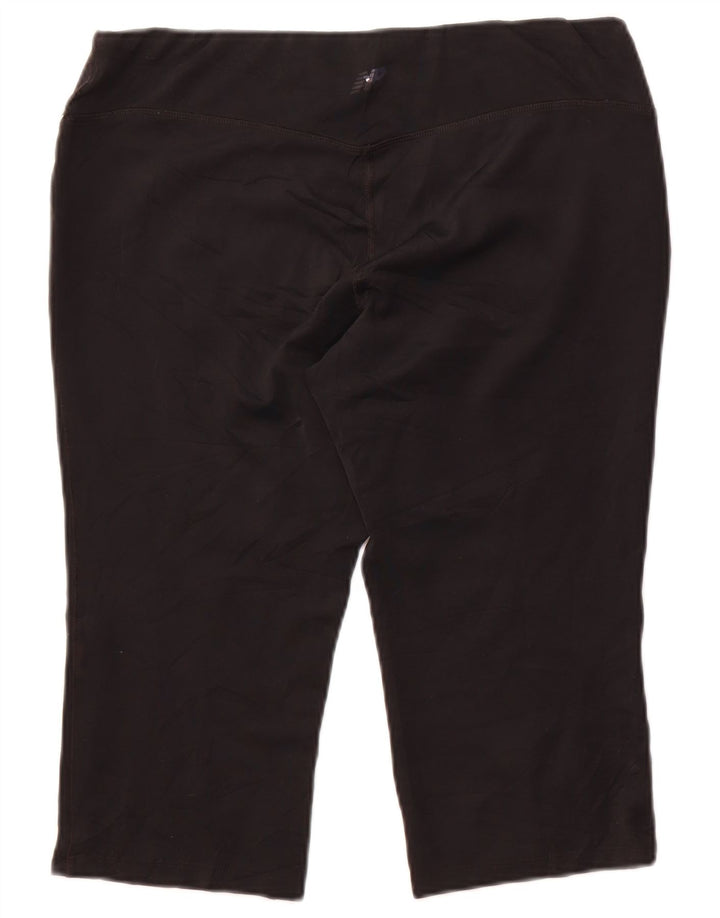 Leggings capri femininos New Balance UK 18 XL preto poliéster