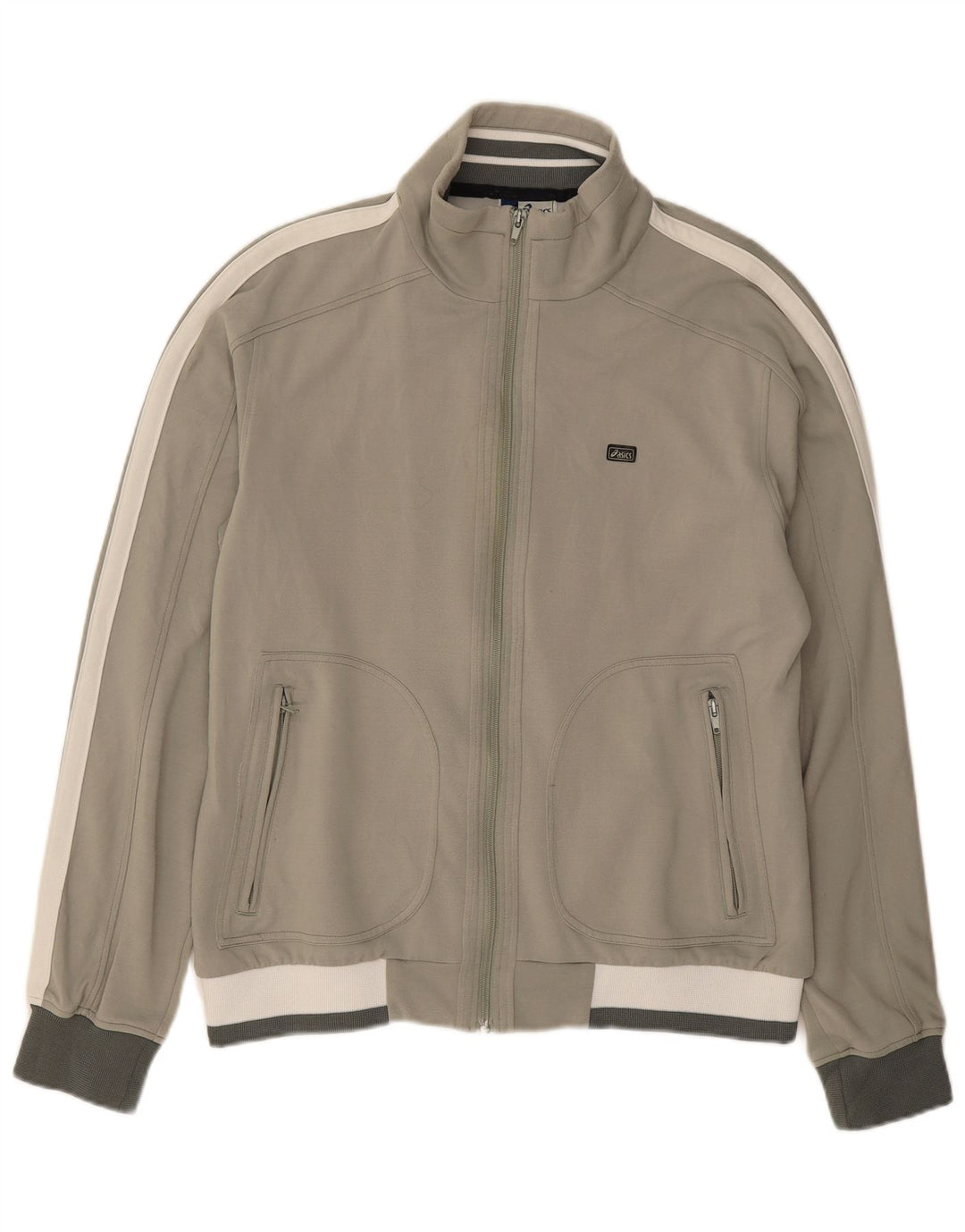 ASICS Mens Treino Top Jacket XL Verde Algodão
