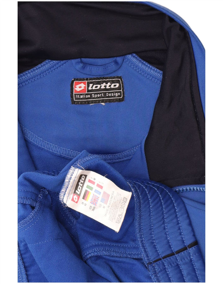 Lotto Mens Treino Top Jacket UK 38/40 Poliéster Colourblock Azul Médio