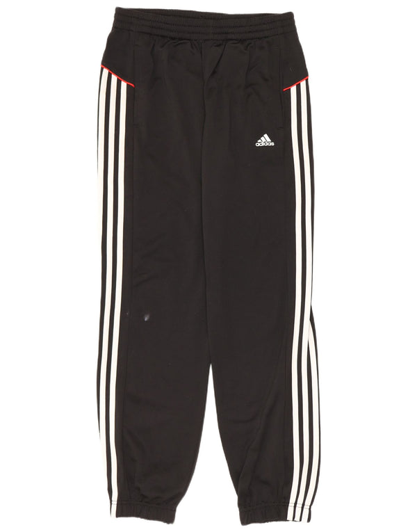 Adidas meninos calças de treino joggers 13-14 anos preto poliéster