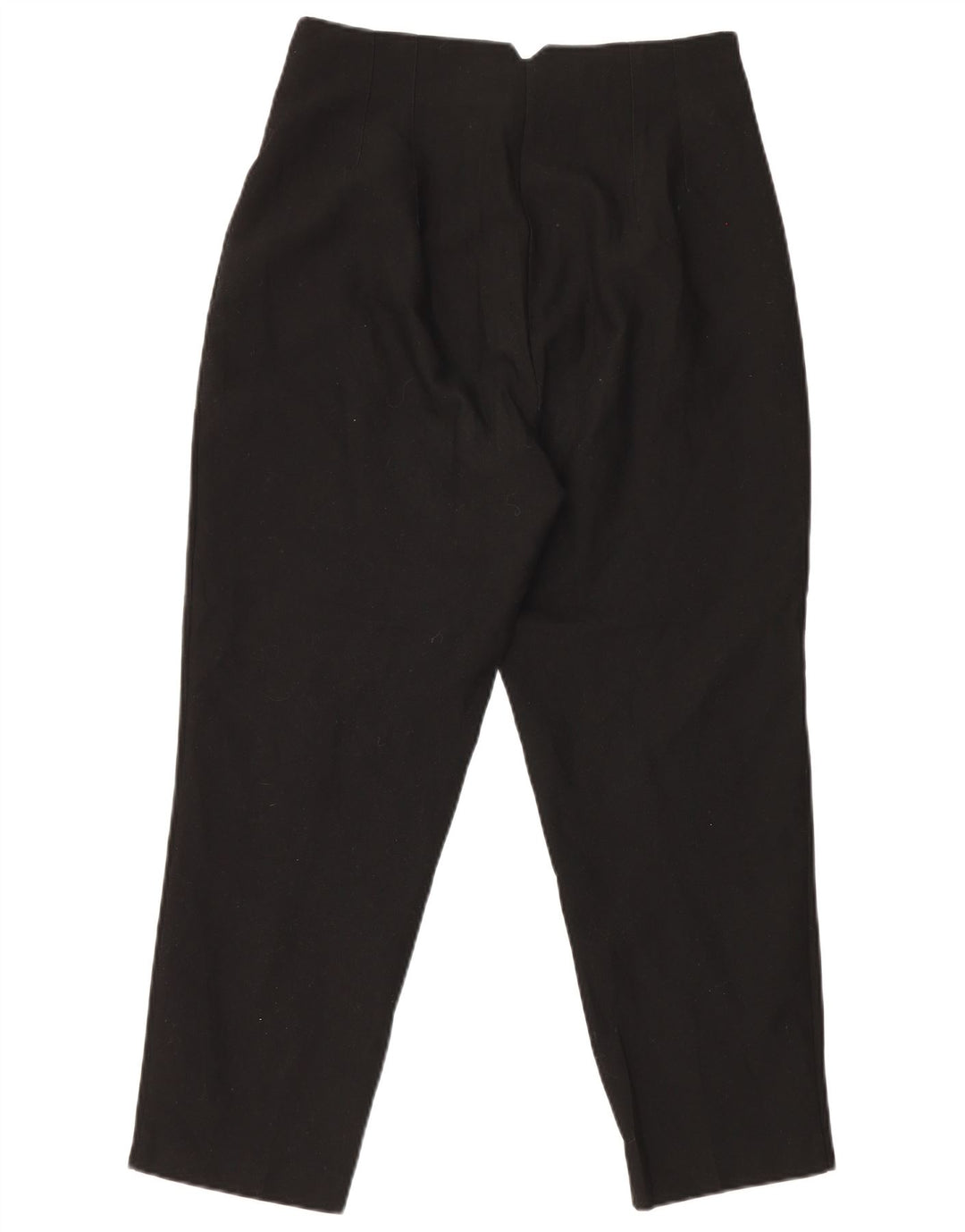 Zara Calça Cônica Feminina Grande W30 L27 Poliéster Preto