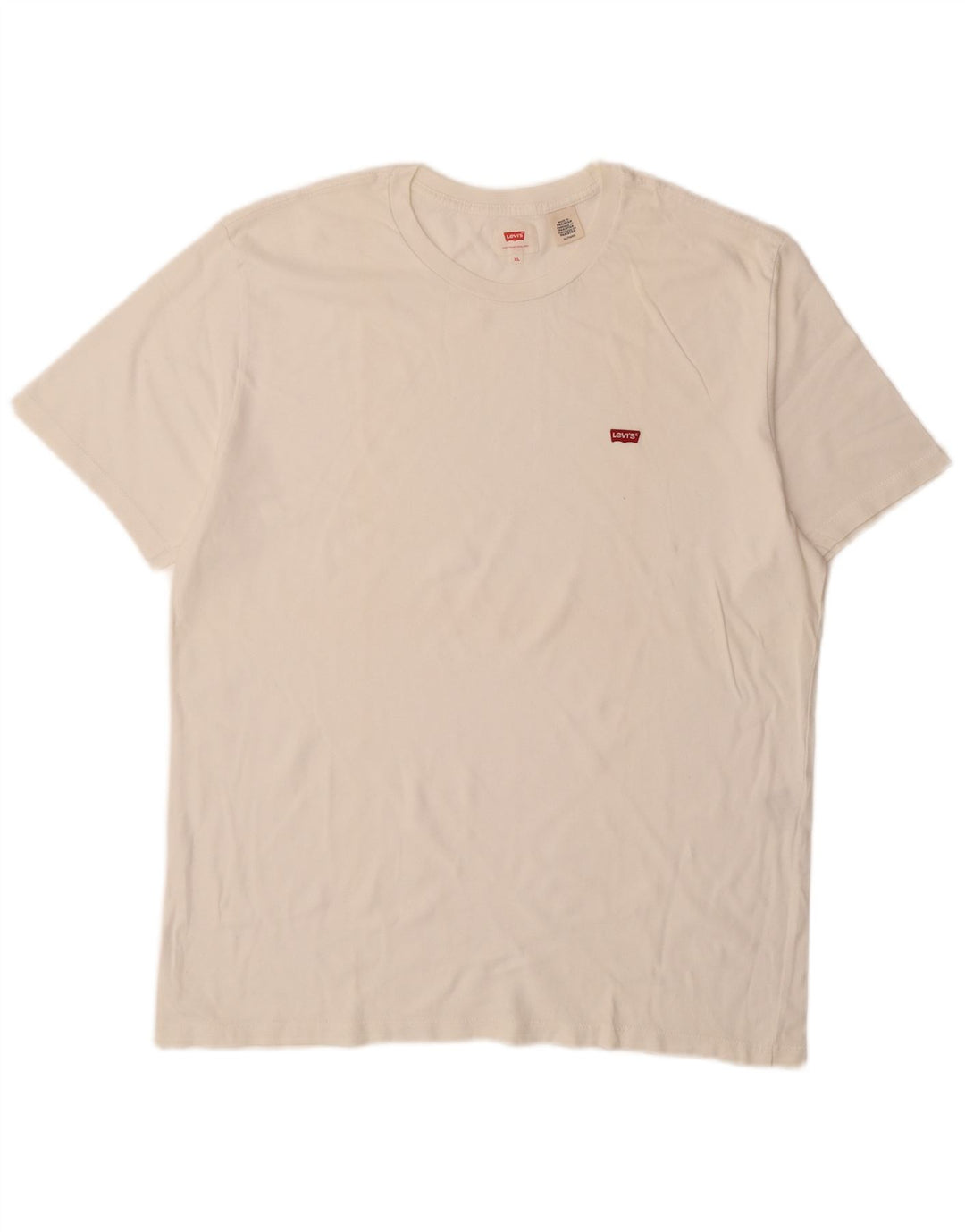 Camiseta masculina LEVI'S Top XL algodão branco