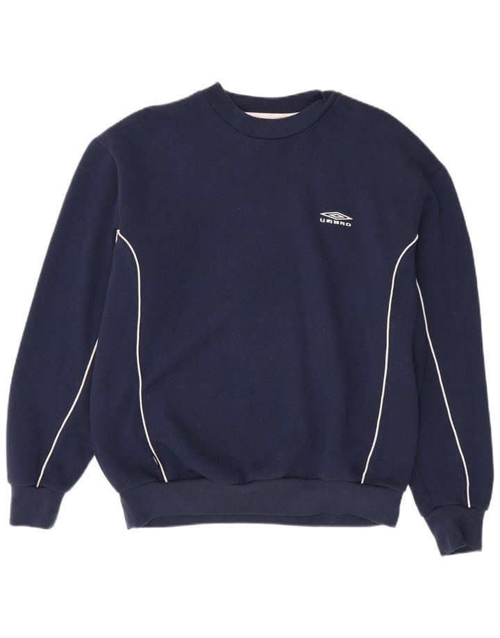 Umbro moletom masculino jumper médio azul marinho poliéster