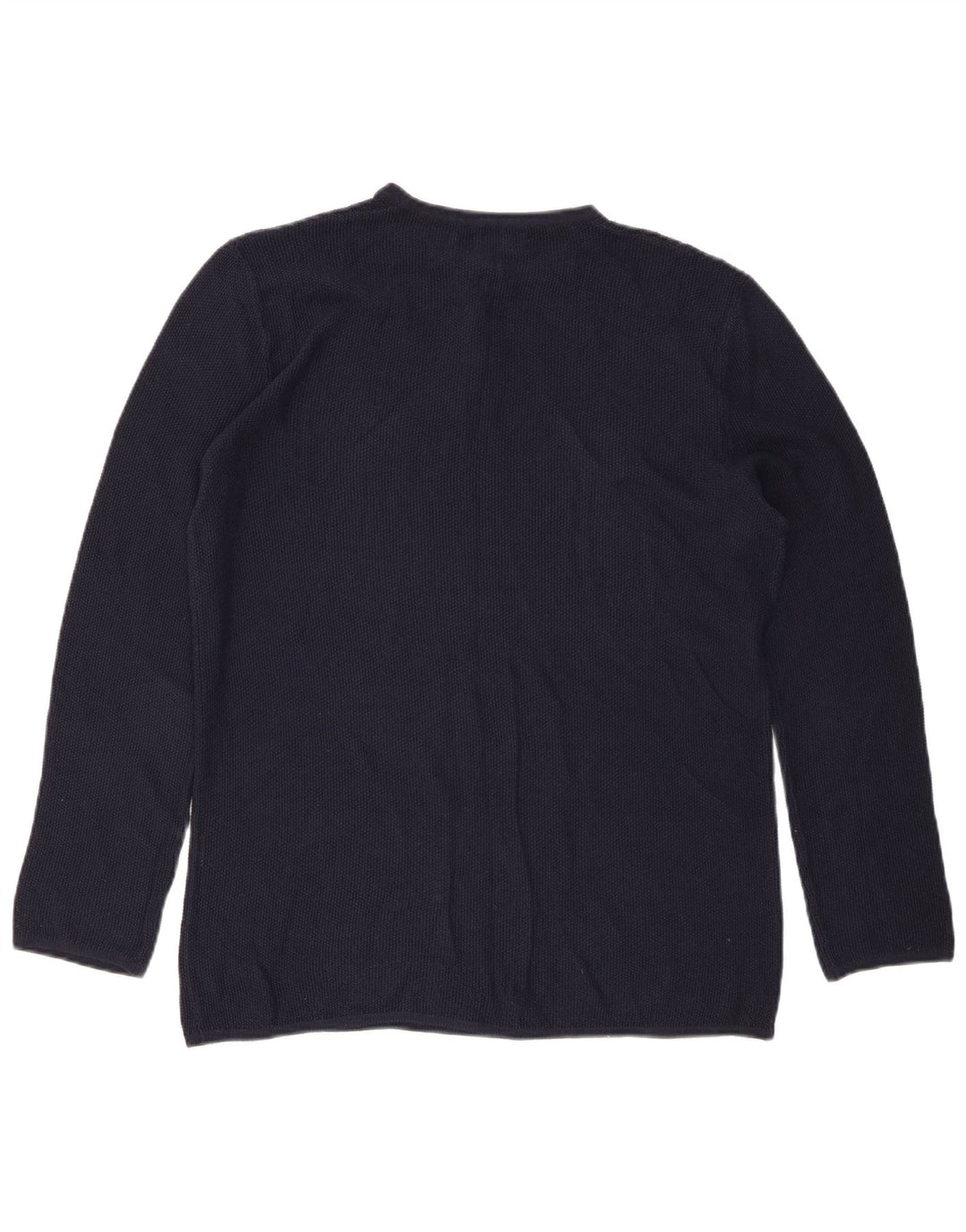 Zara Top masculino manga comprida médio azul marinho