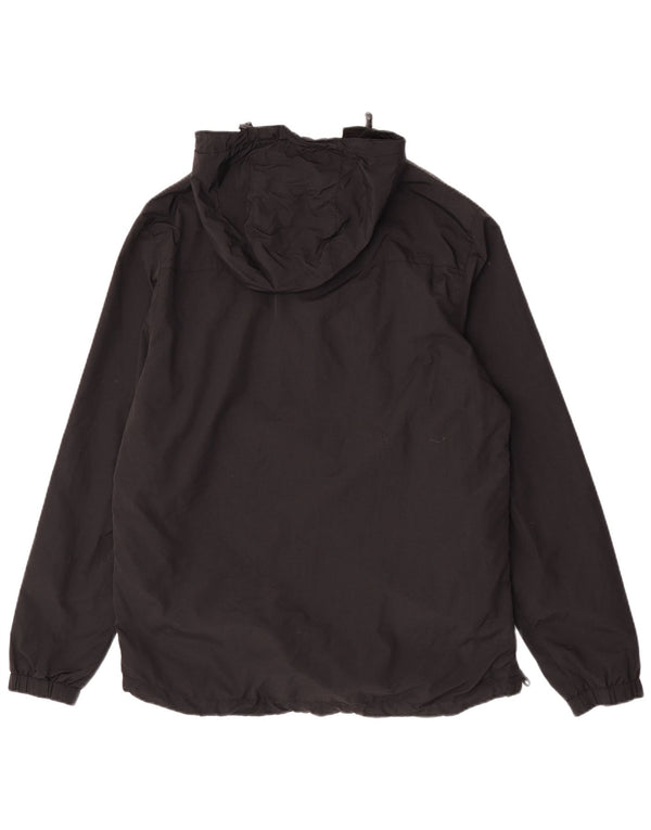 Jaqueta anorak masculina com capuz Lyle & Scott Reino Unido 40 grande nylon preto