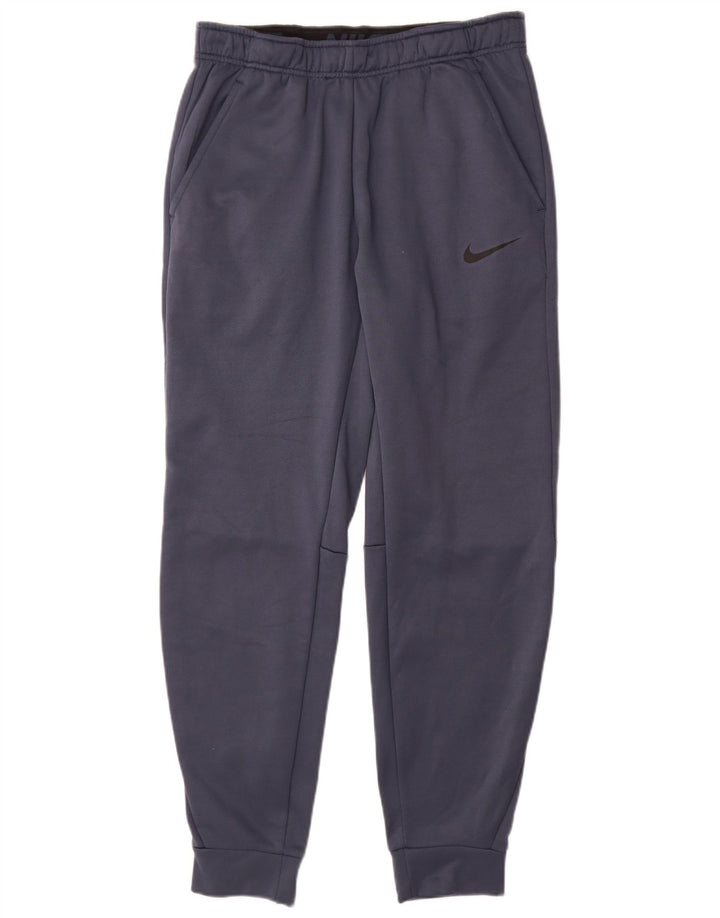 Calça de treino Nike masculina Therma-Fit joggers pequena azul marinho poliéster