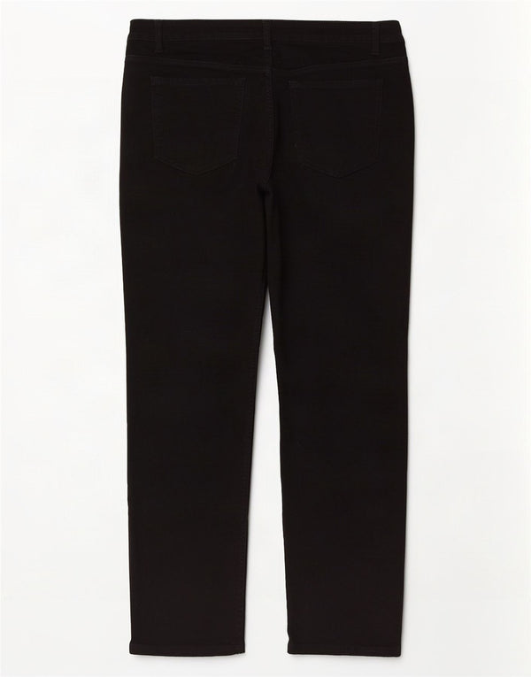 Calça casual feminina Marks & Spencer Sienna UK 18 XL W36 L29 preta