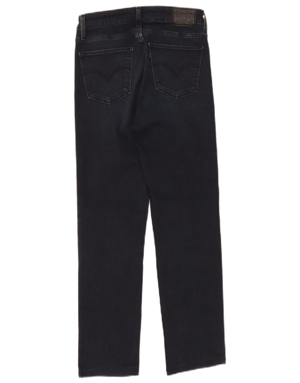 Calça jeans feminina Levi's 712 Slim W26 L27 azul marinho algodão