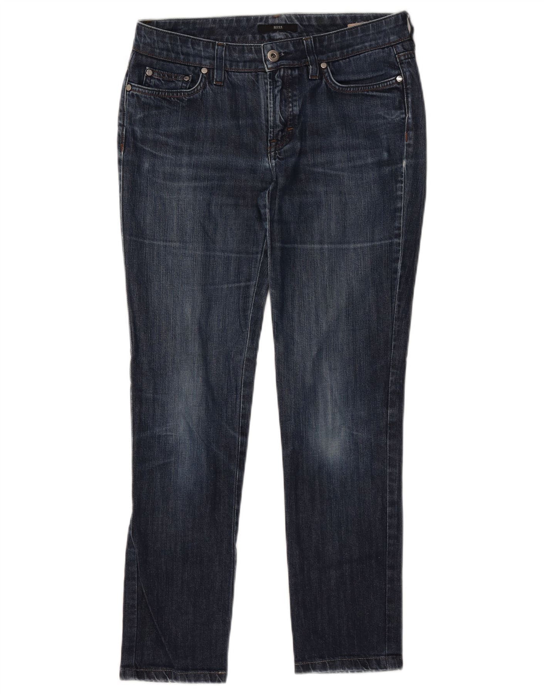 Hugo Boss Jeans Slim Feminino W37 L28 Azul Marinho