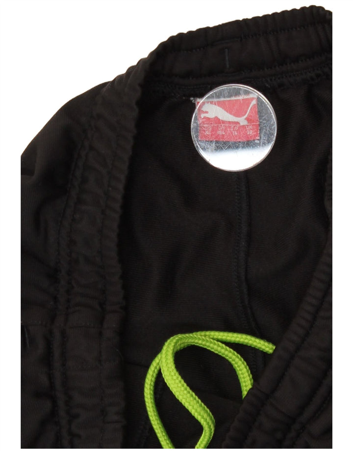 Calça de treino Puma Boys Graphic Joggers 13-14 anos preto poliéster
