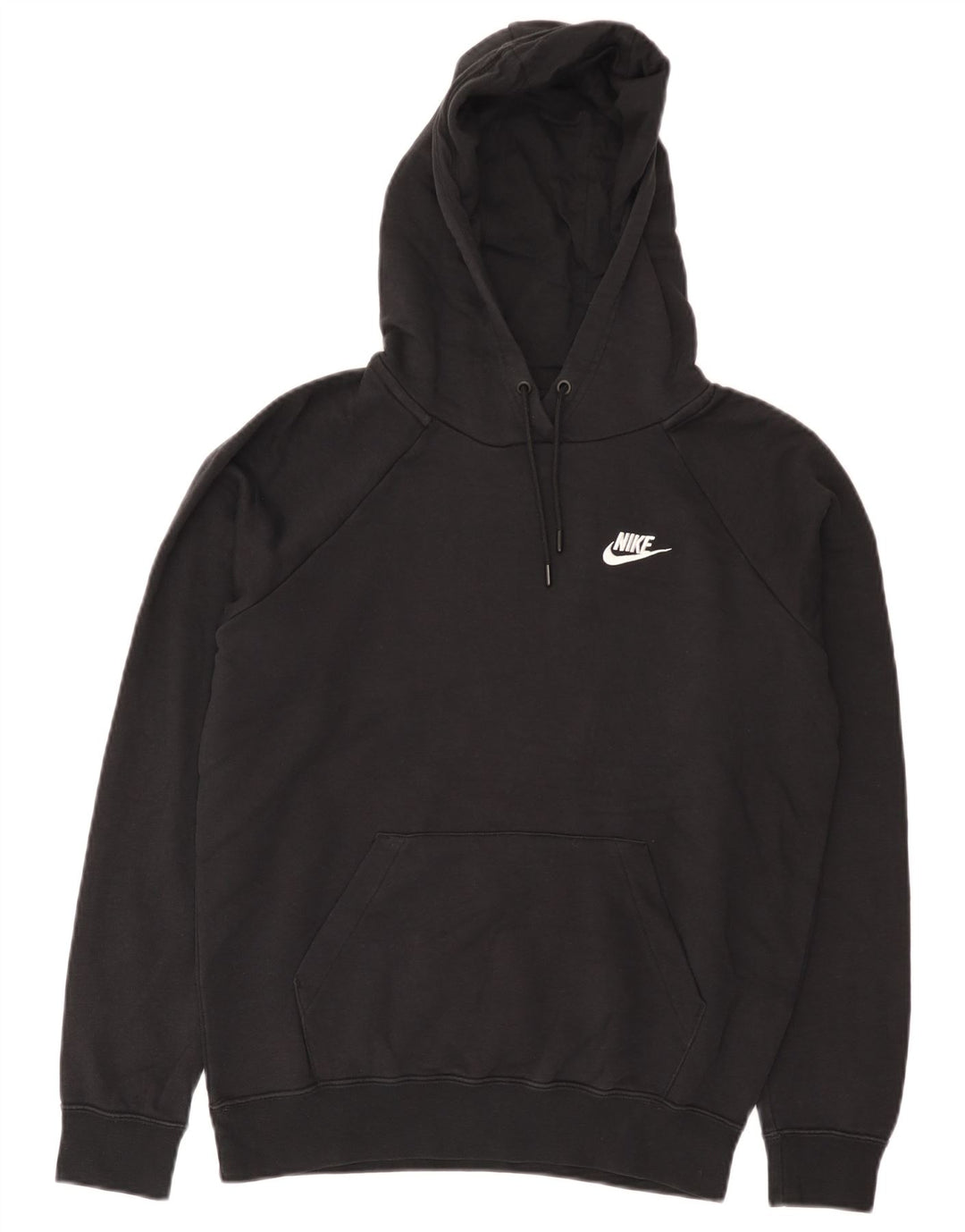 Nike Mens Hoodie Jumper Pequeno Algodão Preto