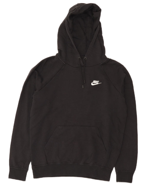 Nike Mens Hoodie Jumper Pequeno Algodão Preto