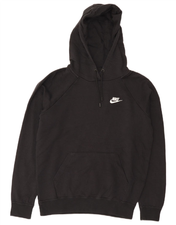 Nike Mens Hoodie Jumper Pequeno Algodão Preto