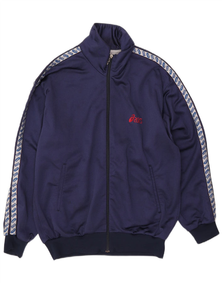 Jaqueta Asics Masculina Graphic Tracksuit XL Azul Marinho Colorblock