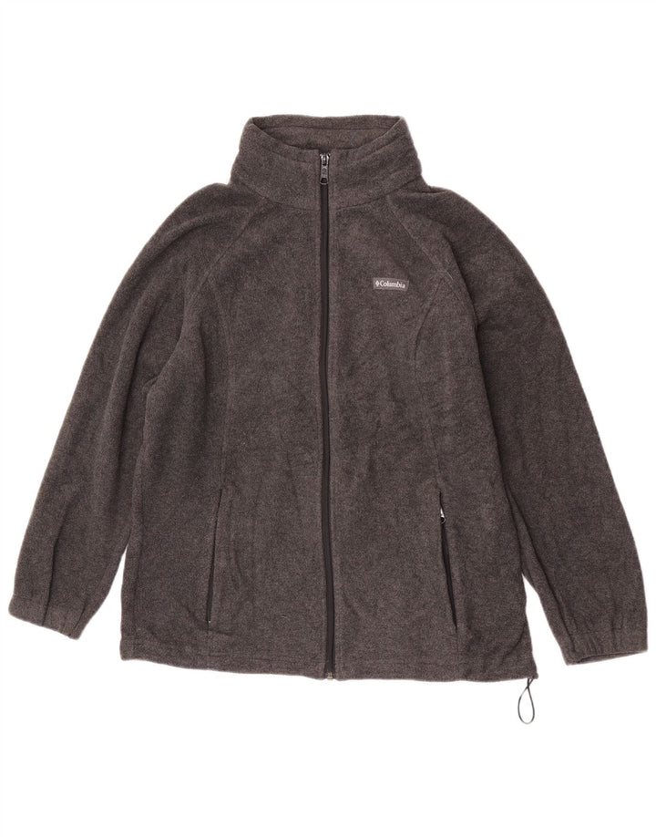 Jaqueta de lã feminina Columbia UK 14 grande cinza