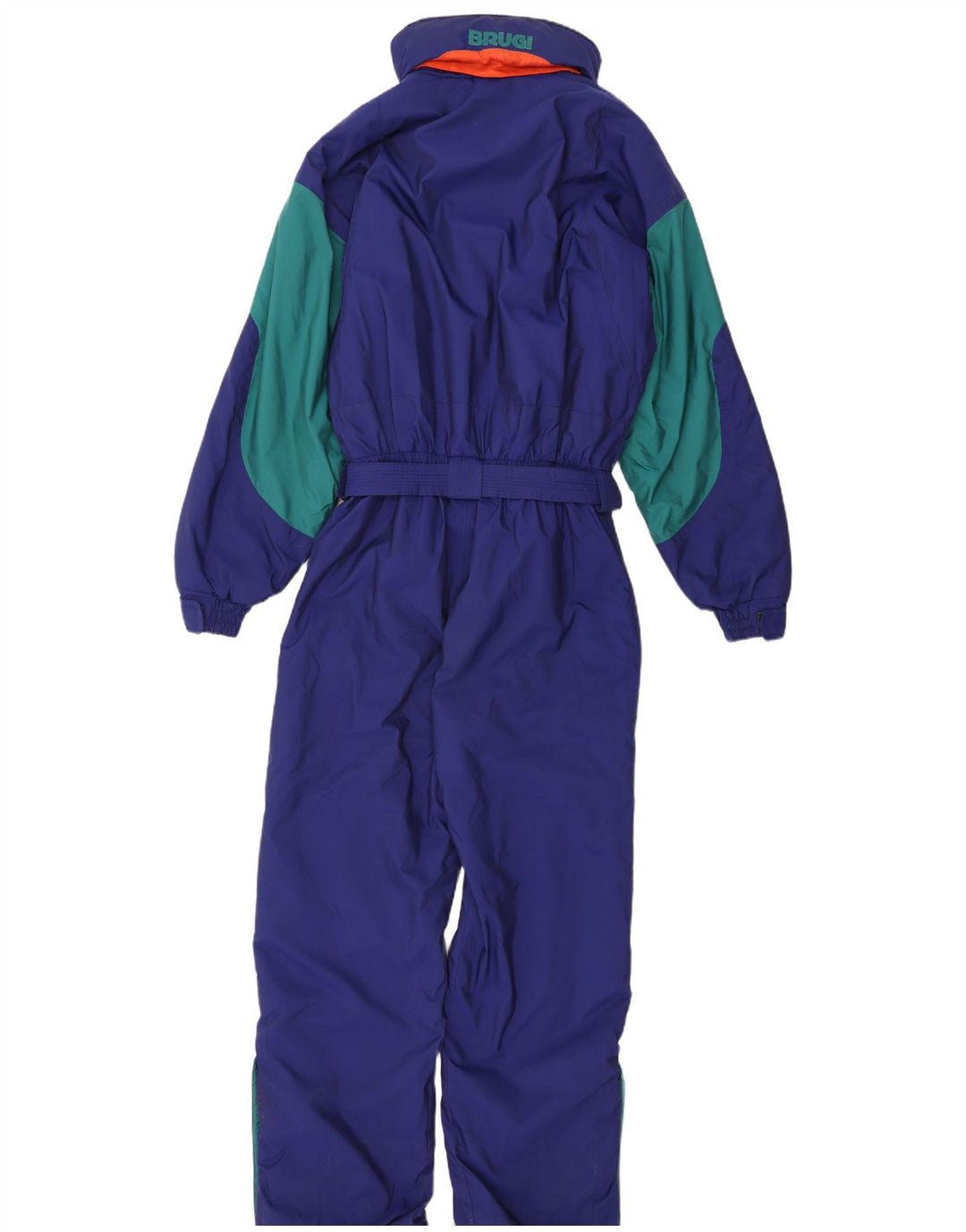 Macacão de esqui masculino Brugi UK 40 médio azul marinho colorblock poliamida
