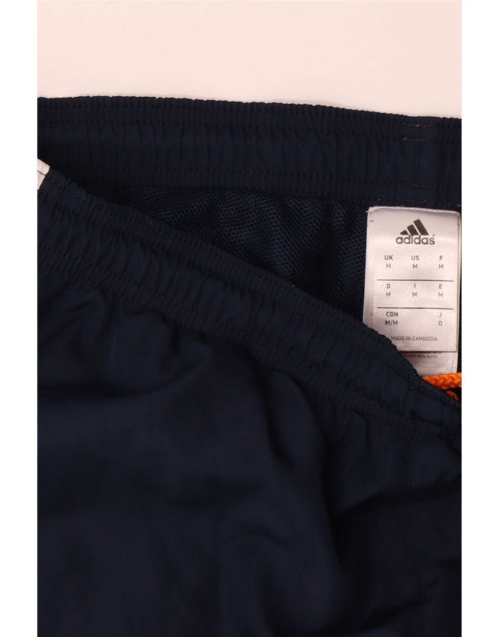 Calça de treino masculina Adidas Joggers médio azul marinho colorblock