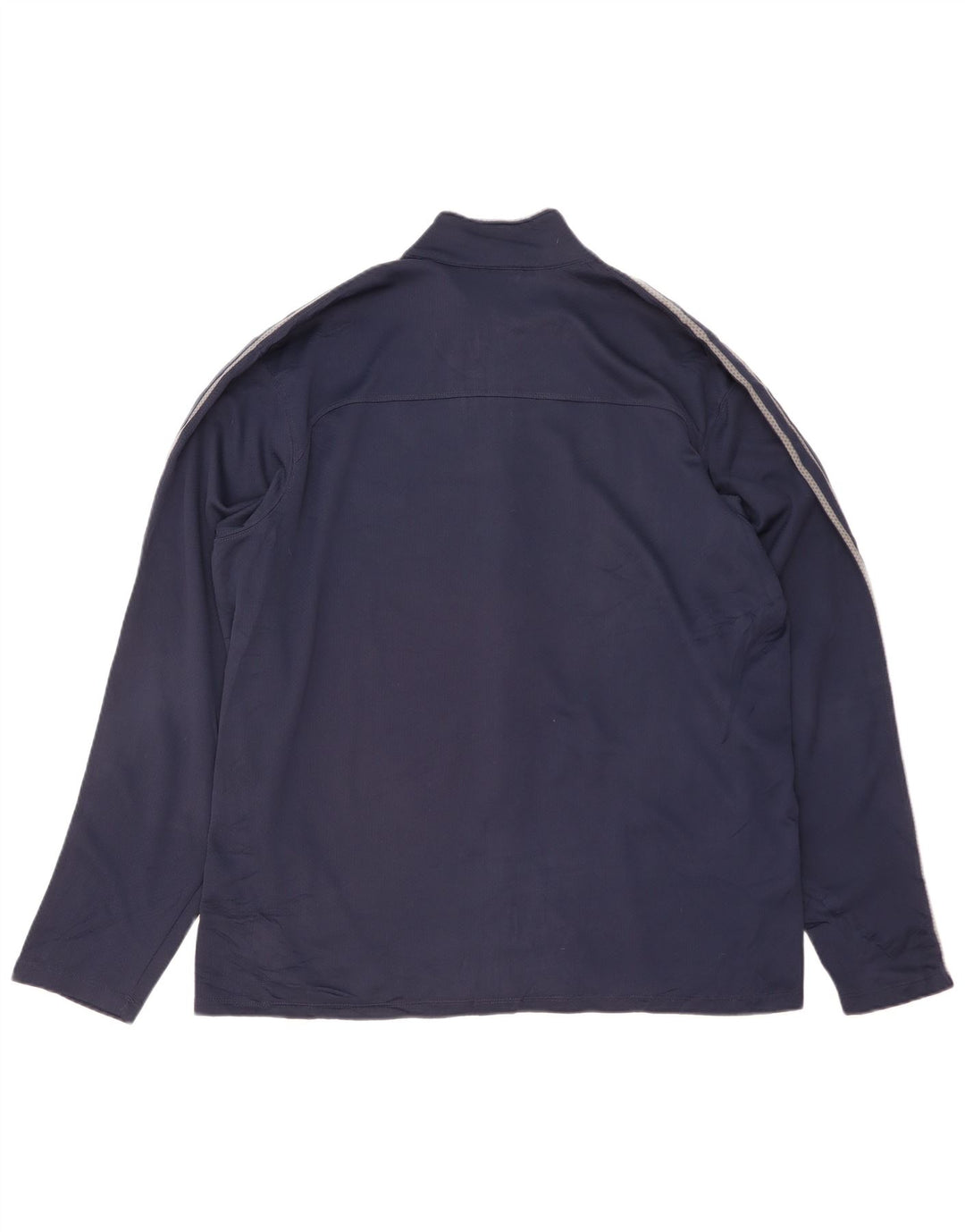 NIKE Mens Treino Top Jacket 2XL Azul Marinho Listrado Poliéster