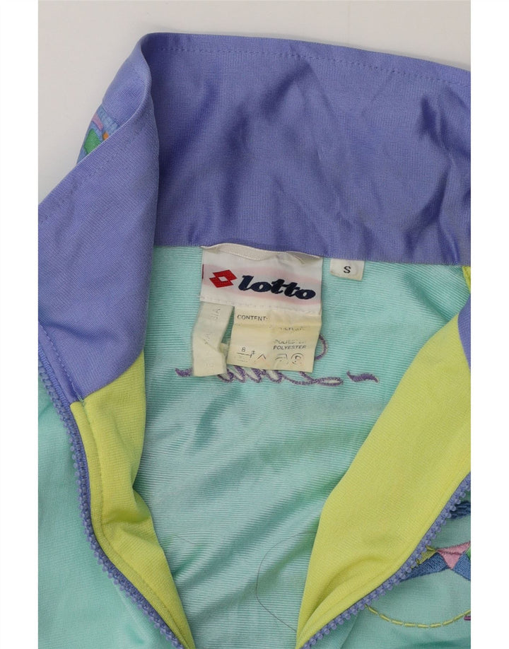 Lotto Mens Loose Fit Treino Top Jaqueta Pequeno Colorblock Roxo