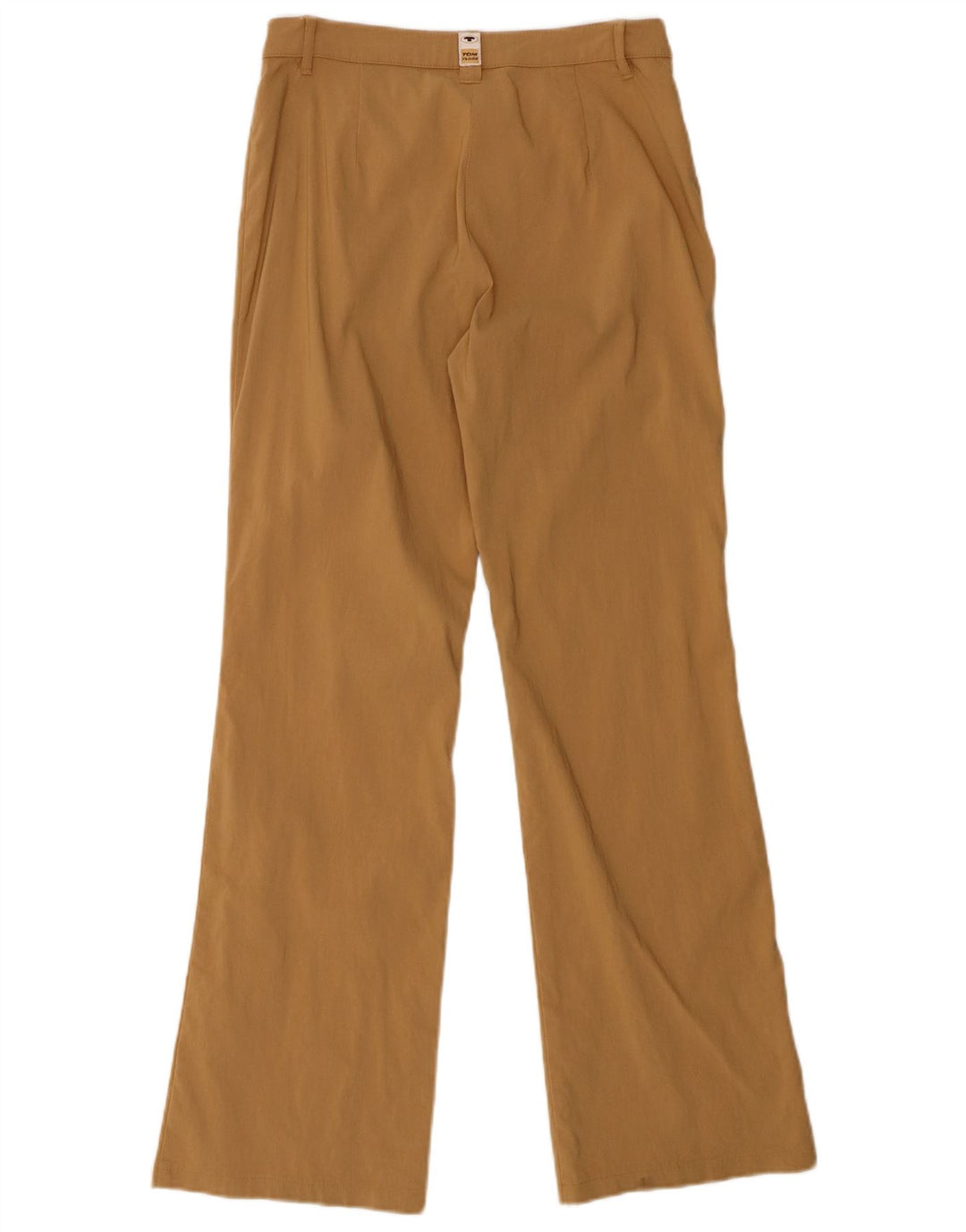 Calça casual feminina TOM TAILOR Bootcut UE 38 Médio W30 L30 Bege