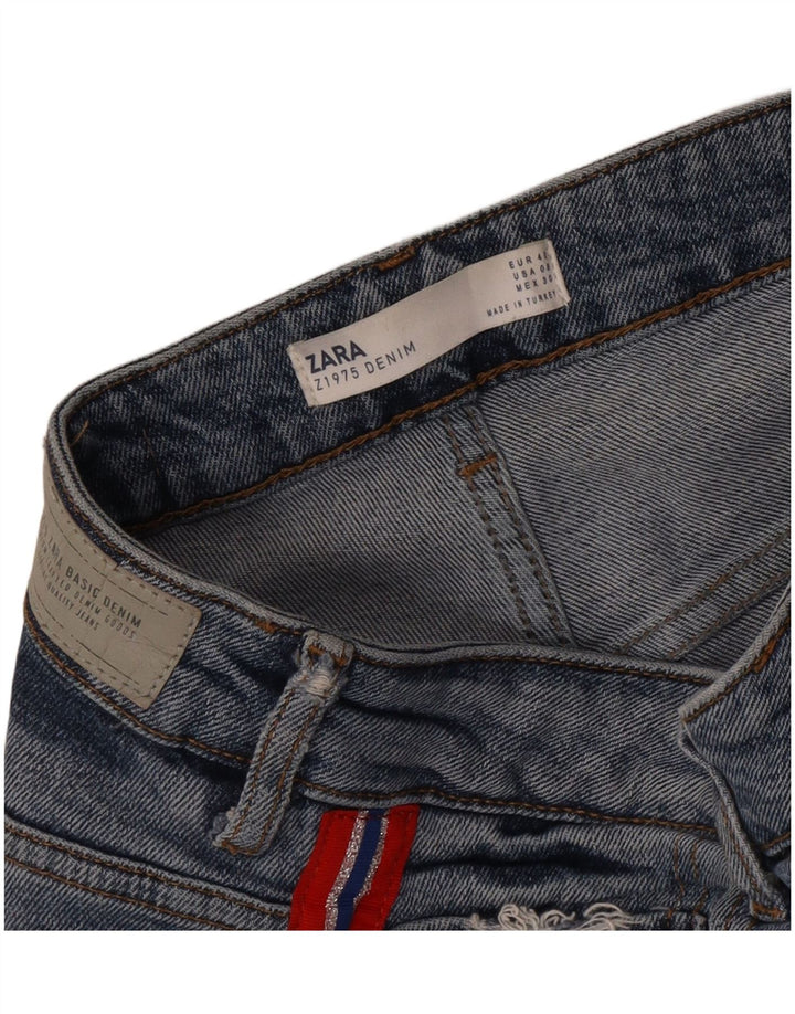 Zara Jeans Skinny Feminino EU 40 Médio W30 L28 Azul