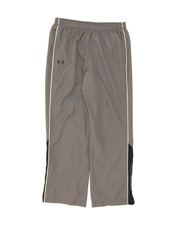 Calça de treino masculina UNDER ARMOUR em poliéster cinza médio Colourblock