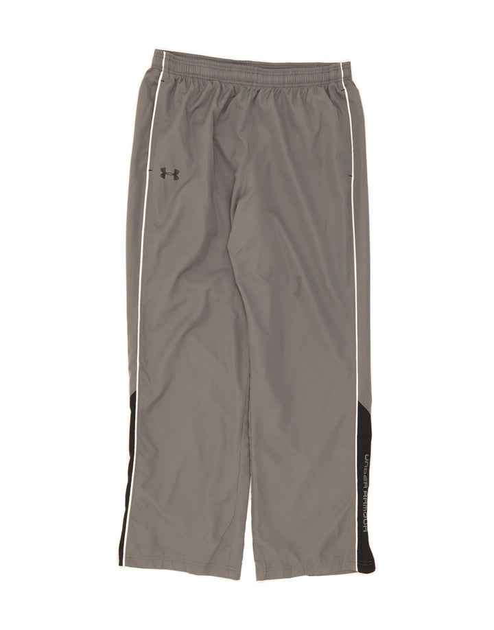 Calça de treino masculina UNDER ARMOUR em poliéster cinza médio Colourblock
