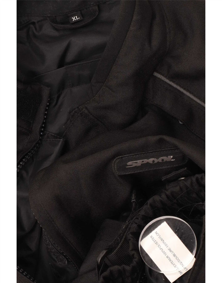 Jaqueta masculina Spool Racer UK 42 XL poliéster preto