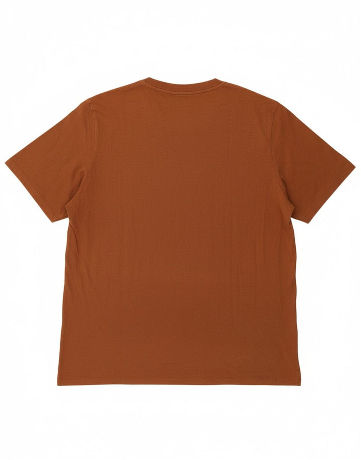 Camiseta gráfica masculina JACK & JONES 2XL algodão marrom