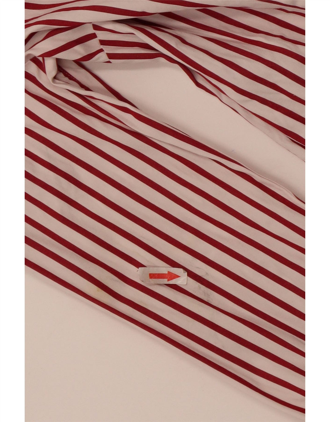 Camisa feminina Tommy Hilfiger EUA 6 algodão listrado vermelho médio