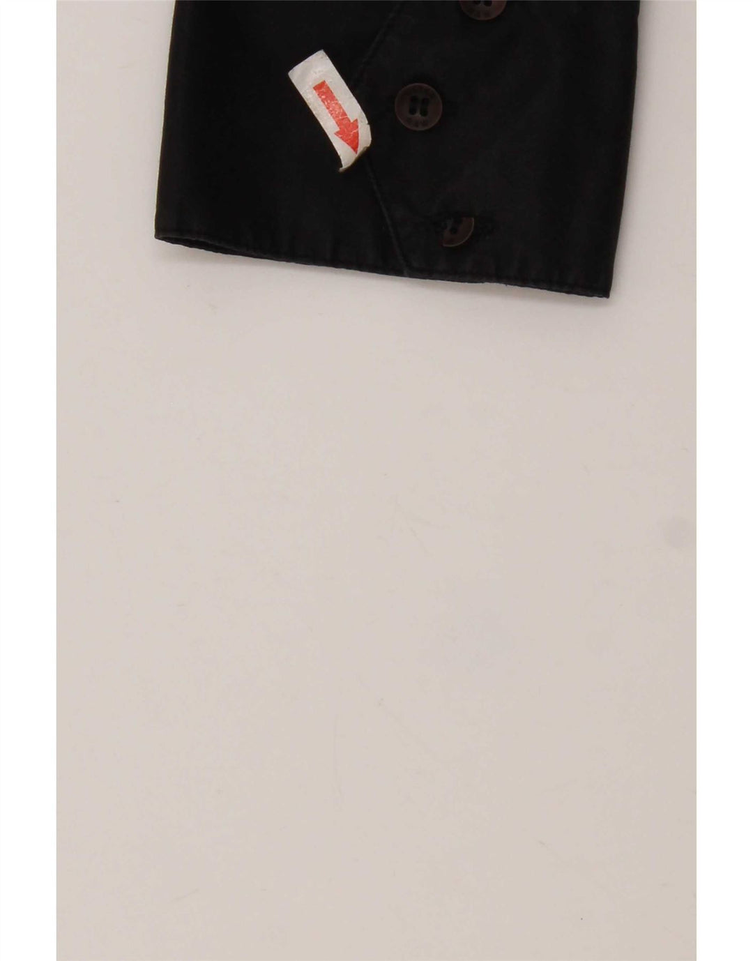 Camisa militar masculina G-Star pequena de algodão preto