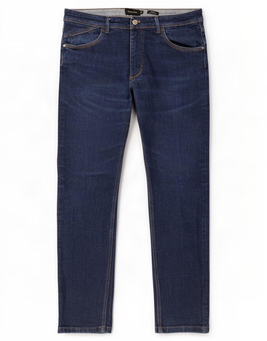 Jeans Slim Masculino Massimo Dutti EU 44 Grande W34 L30 Azul